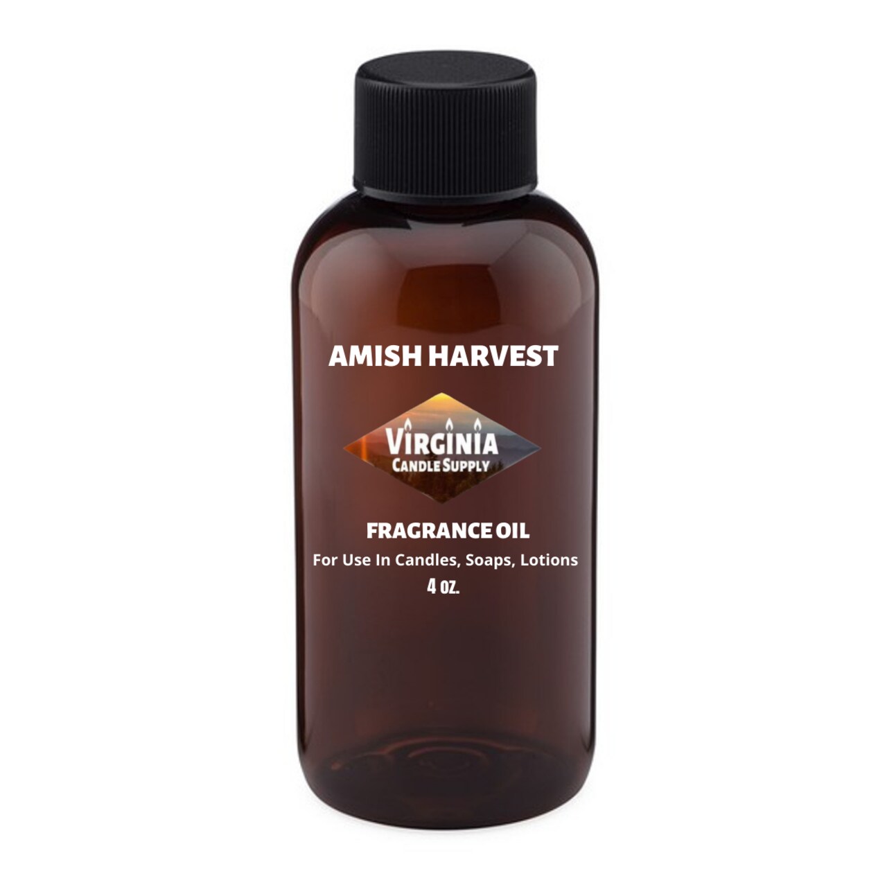 Amish Harvest Fragrance Oil (4 oz Bottle) for Candle Making, Soap Making, Tart Making, Room Sprays, Lotions, Car Fresheners, Slime, Bath Bombs, Warmers…